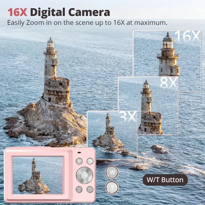 Retro Classic Small Digital Camera with LCD Display