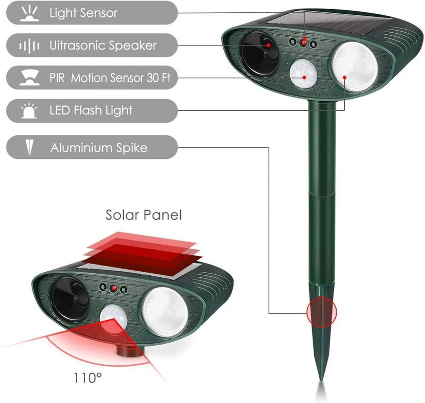 Outdoor Animal Repellent Solar Light