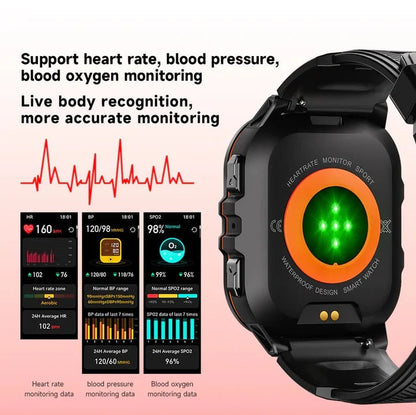 Durable Athletic Watch with Advanced Multi Function Display