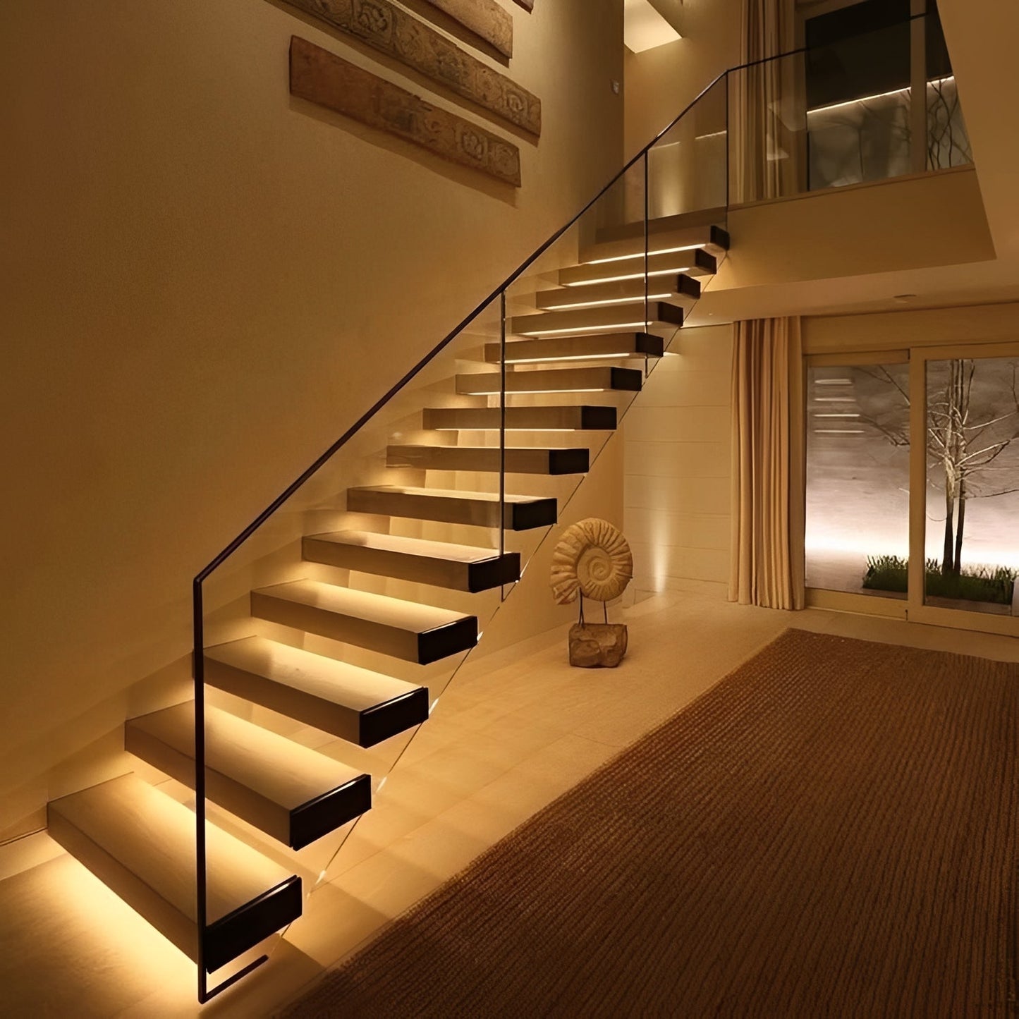 Automated LED Tape with Cozy White Light Effect