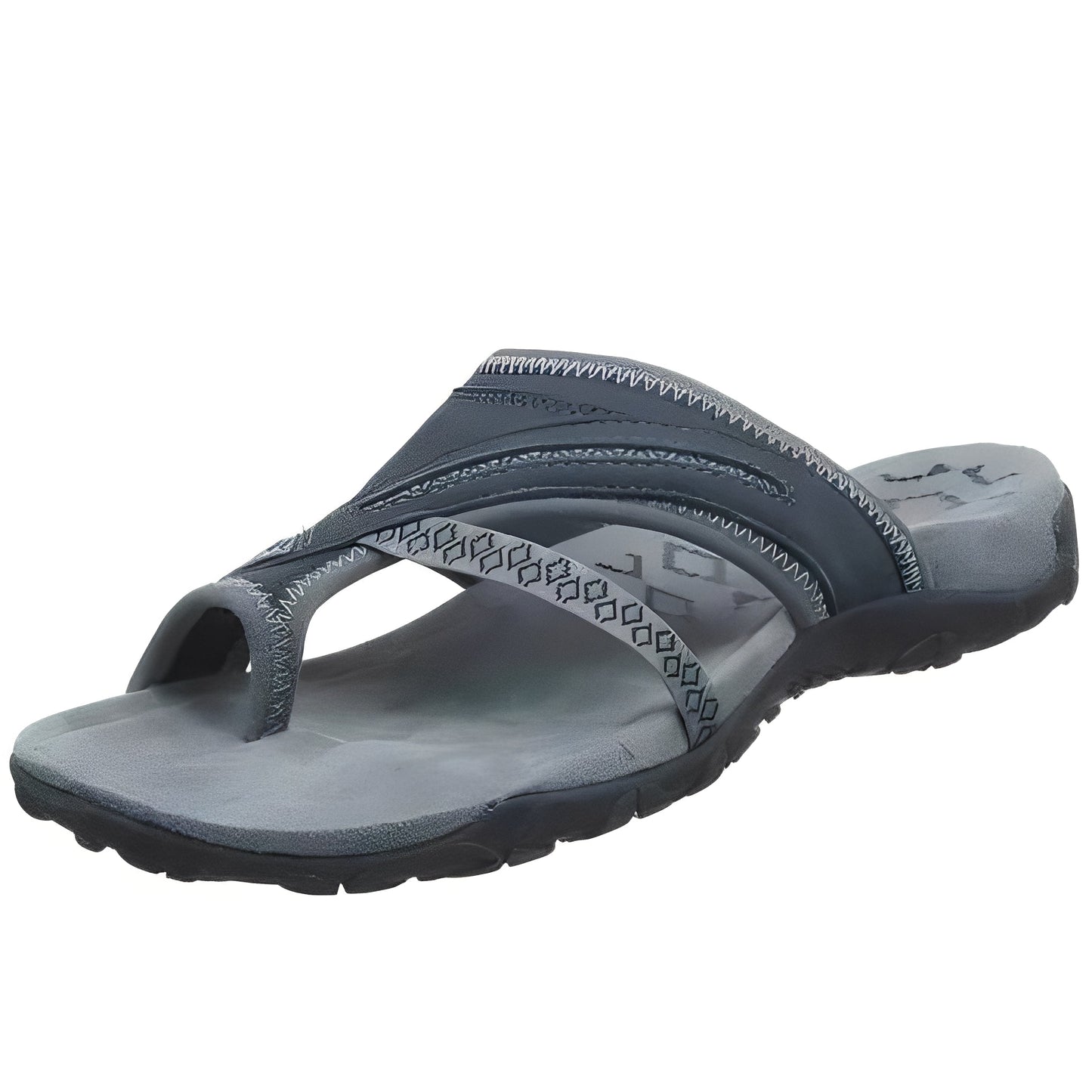 Ladies Comfortable Buckle Sandals with Synthetic Upper - Ortekor