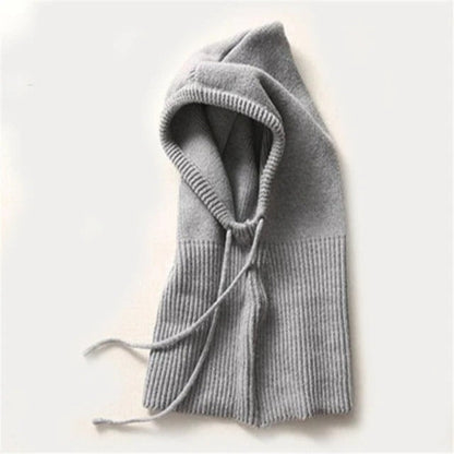 Warm Cozy Cashmere Beanie Hat with Soft Ribbed Cuff