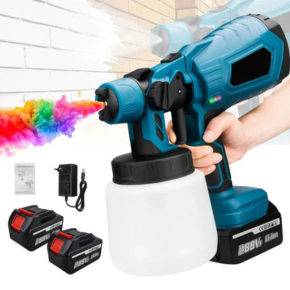 Portable Electric Paint Gun with Adjustable Nozzle