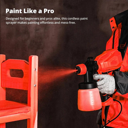 Portable Electric Paint Gun with Adjustable Nozzle