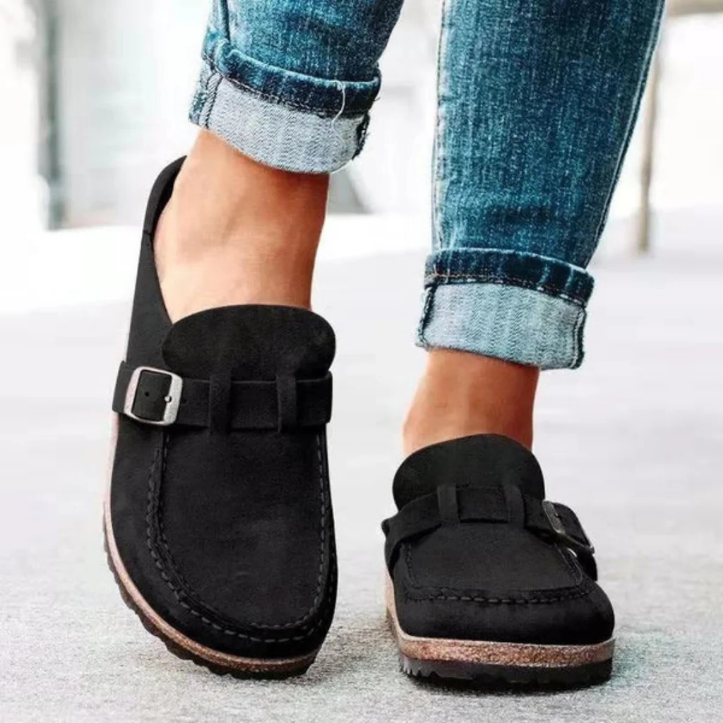 Women's Orthopedic Clogs with Adjustable Buckle Strap for All-Day Comfort & Support | Lightweight Summer Footwear | Casual Sandals