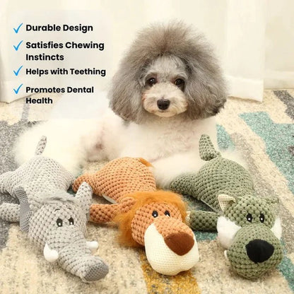Soft Cuddly Pet Toy and Durable Playmate