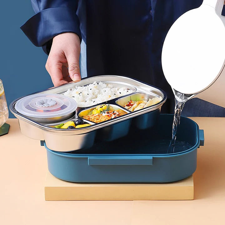 Keeps Food Fresh Stainless Steel Lunch Container