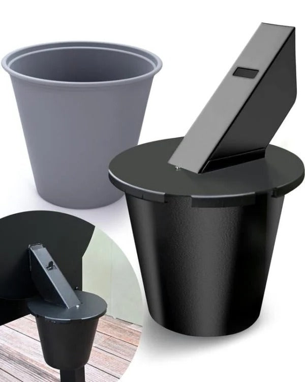Drip Pan with Lid for BBQ Pellet Smoker Grease Management – Washable Insert & No-Tool Setup for Outdoor Cooking Mess Control