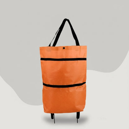 Collapsible Grocery Cart with Smooth Wheels