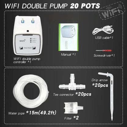 Automatic Smart Garden Watering Kit with 20 Drips