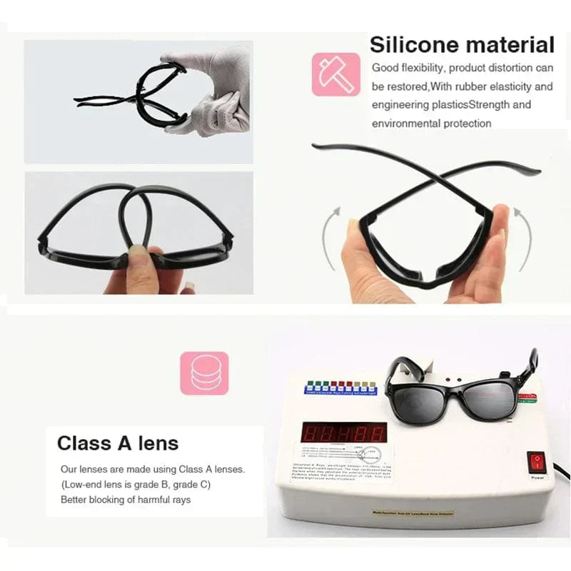 Toddler Sunglasses with UV400 Protection – Flexible Lightweight Frame for Kids Ages 0-3 Years