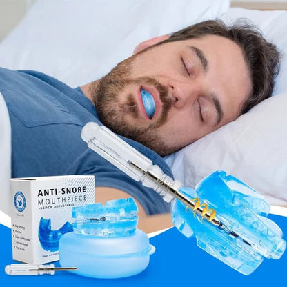 Adjustable Anti-Snoring Mouthpiece for Better Sleep | Custom-Fit Jaw Alignment Guard | BPA-Free Heat-Moldable Design for Nighttime Use | Reu