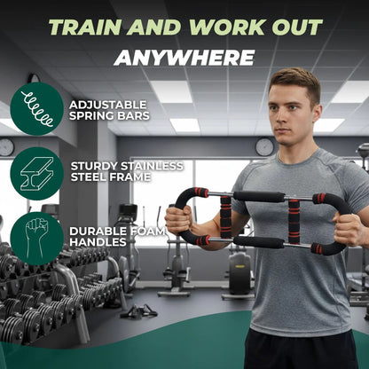 Adjustable Resistance Chest Trainer for Home Workout