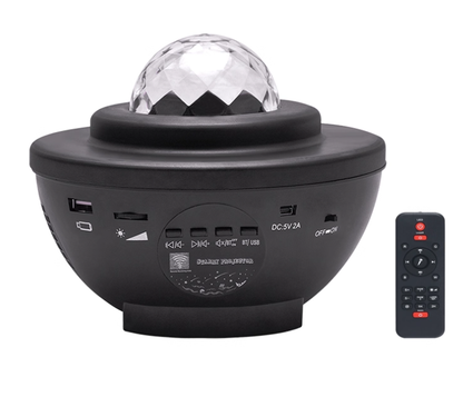 Starry Night Sky LED Projector with Bluetooth Speakers & Remote Control for Bedroom Ceiling Walls