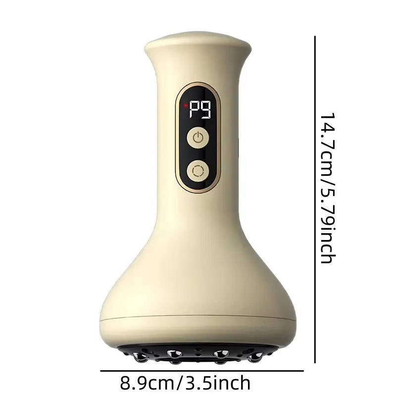 Portable 3 in 1 Massage Vacuum with Heat and LCD