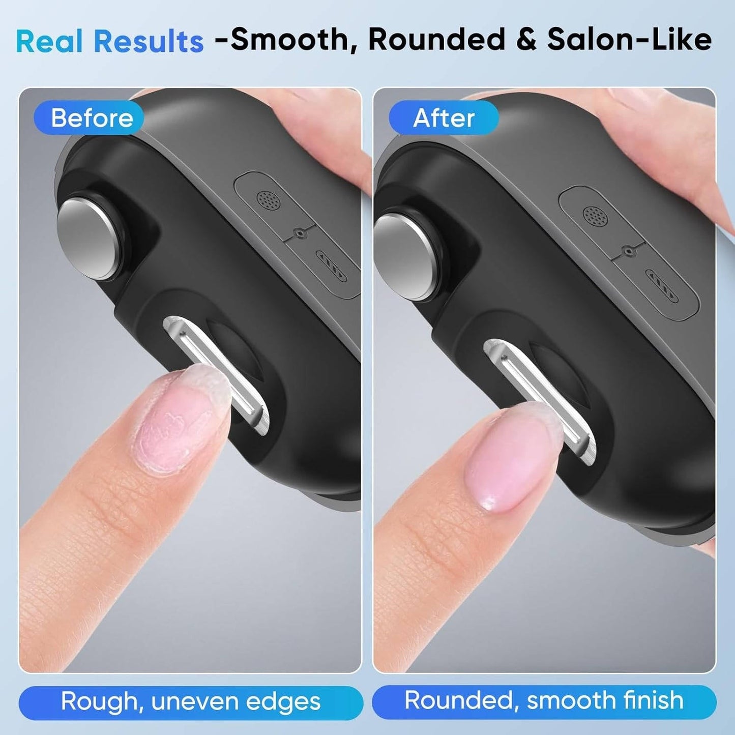 Cordless Nail Clipper with Built-in LED Light