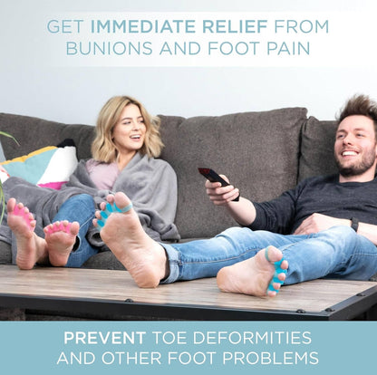 Soft Gel Toe Spacers for Foot Pain Relief