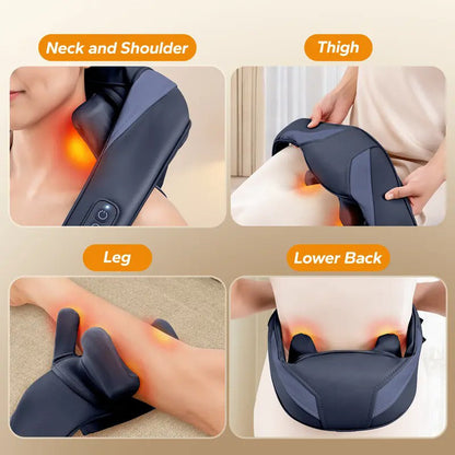 Relaxing Shiatsu Neck and Shoulder Massager with Heat