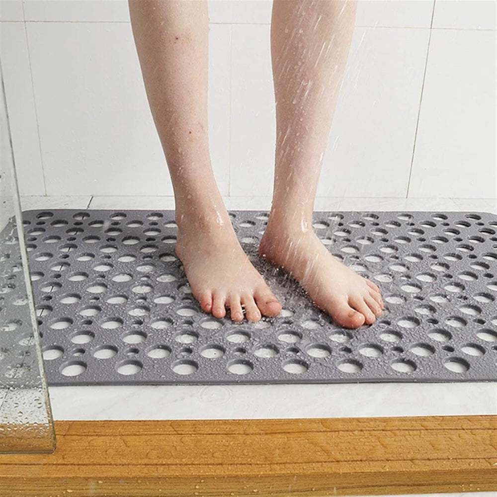 Ortekor Non-slip & antibacterial shower mat | Mold-Resistant Shower Mat with Suction Cups | Safe and Comfortable Bathroom Mats