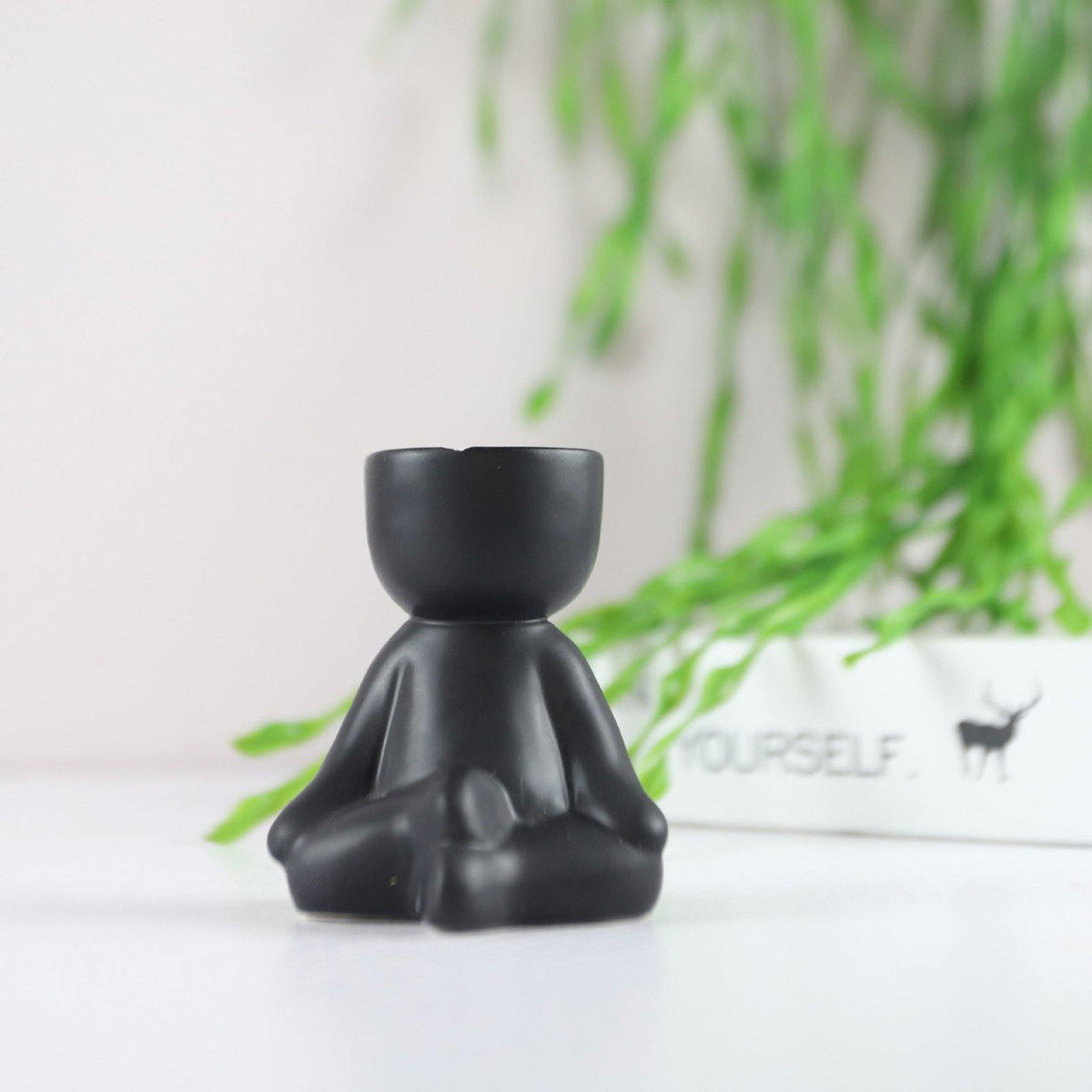 Petite Person Clay Succulent Planter