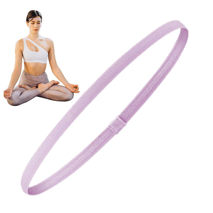 Stretchy Non-Slip Athletic Headbands for Women — 4-Pack Workout Hair Bands for Running, Yoga, Gym