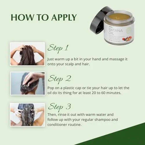 Natural Batana Oil for Healthy Hair and Scalp Care