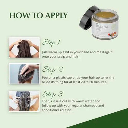 Natural Batana Oil for Healthy Hair and Scalp Care