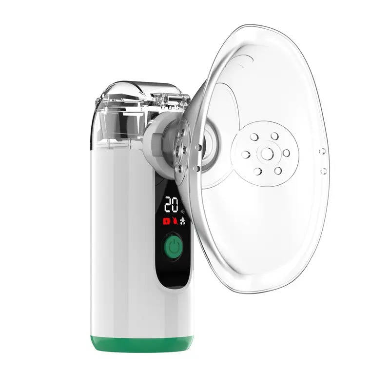 Compact USB Rechargeable Mist Inhaler with Digital Display