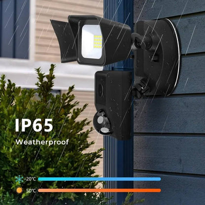 Bright LED Security Light with Camera and Motion Detection