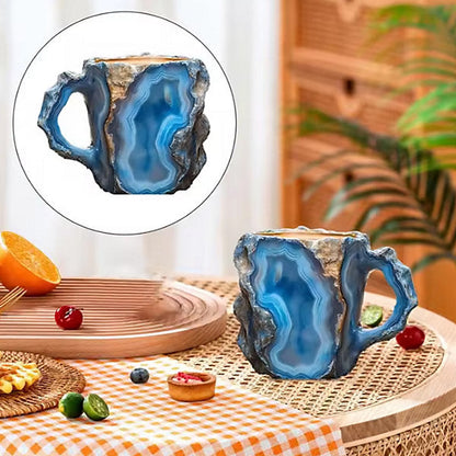 Elegant Stone Style Coffee Mug | Decorative Ceramic Drinkware for Daily Use