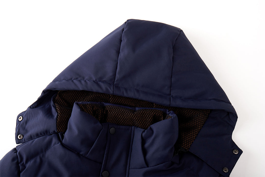 Waterproof Insulated Winter Parka Jacket with Detachable Hood for Men | Cold Weather Outdoor Coat with Padded Lining
