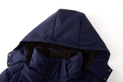 Waterproof Insulated Winter Parka Jacket with Detachable Hood for Men | Cold Weather Outdoor Coat with Padded Lining