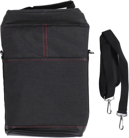 Padded Two-Bottle Wine Carrier Bag with Shoulder Strap for Picnics Parties Outdoor Travel Beach Dinner Events Wine Tastings Gifts