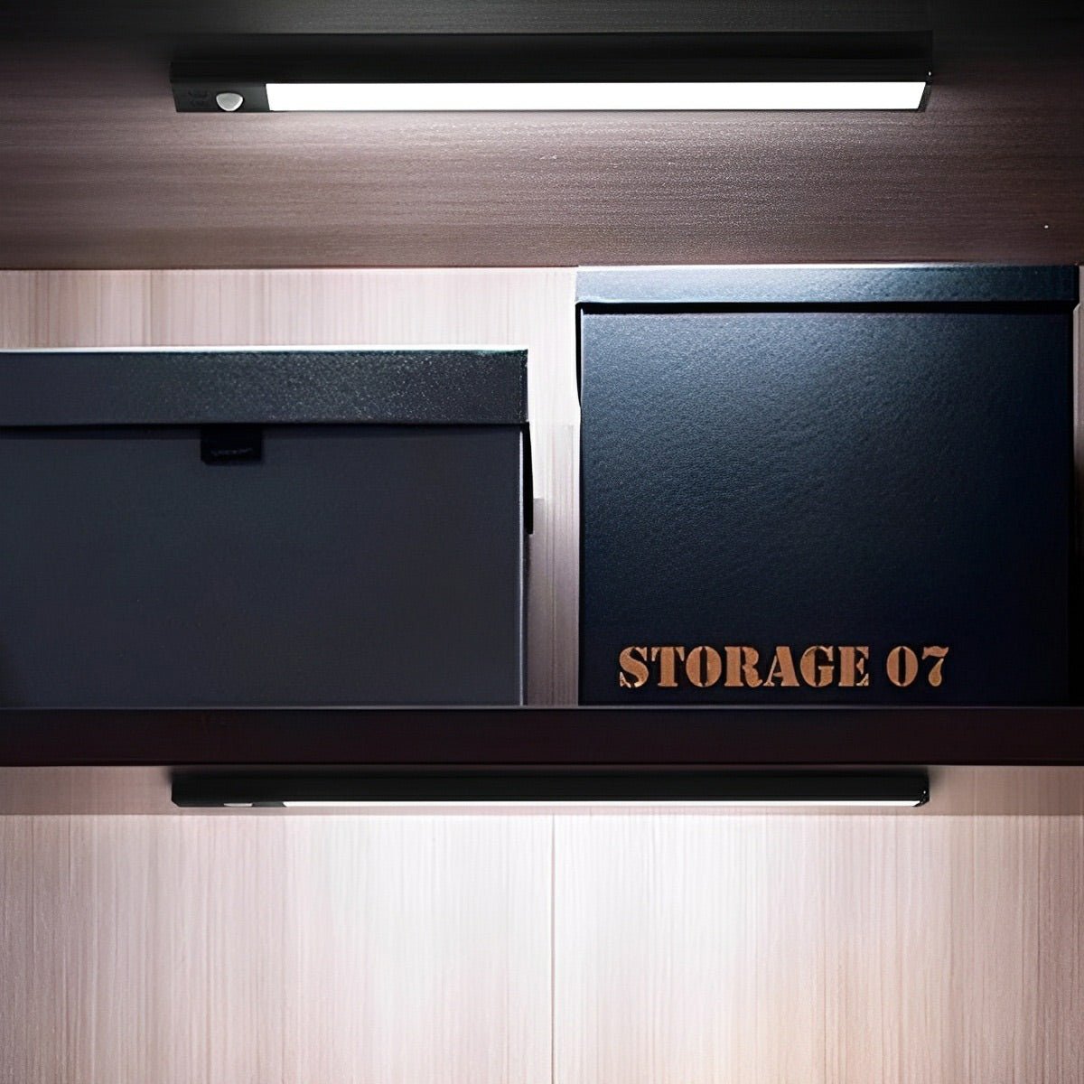 Motion Sensor LED Under Cabinet Light Rechargeable USB Powered Slim Aluminum Bar for Kitchen Closet Pantry Hallway 3 Color Temps Wireless In