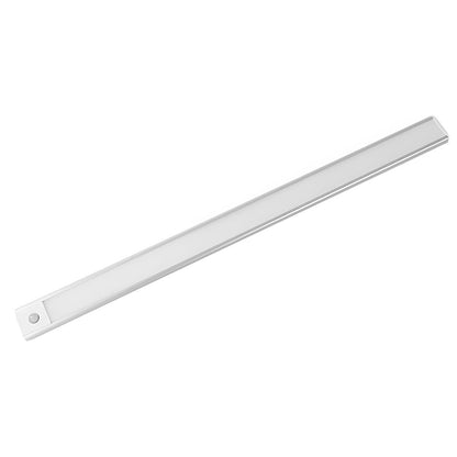 Motion Sensor LED Under Cabinet Light Rechargeable USB Powered Slim Aluminum Bar for Kitchen Closet Pantry Hallway 3 Color Temps Wireless In