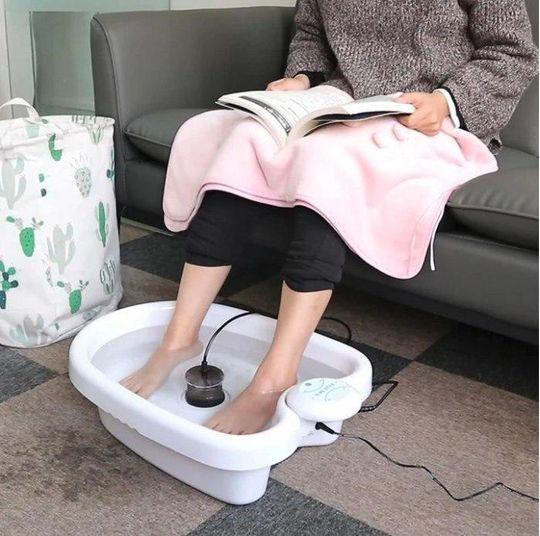 Ionic Detoxifying Foot Spa System with Array & Power Adapter for Home Wellness Therapy