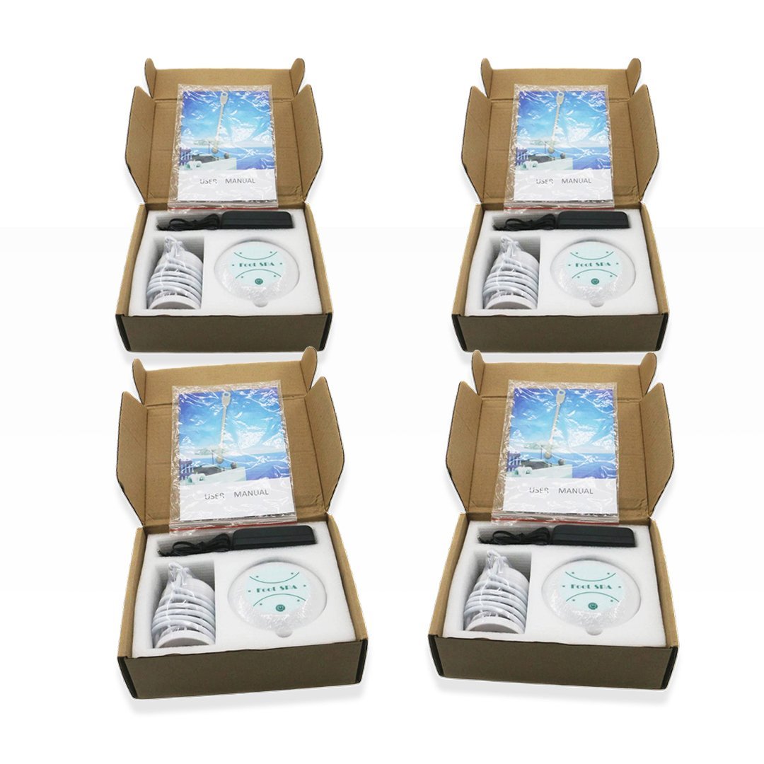 Ionic Detoxifying Foot Spa System with Array & Power Adapter for Home Wellness Therapy