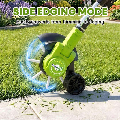 Electric Weed Eater, Electric Weed Wacker, Lawn Edger, Battery Powered Grass Cutter, 3 in 1 Battery Weed Trimmer