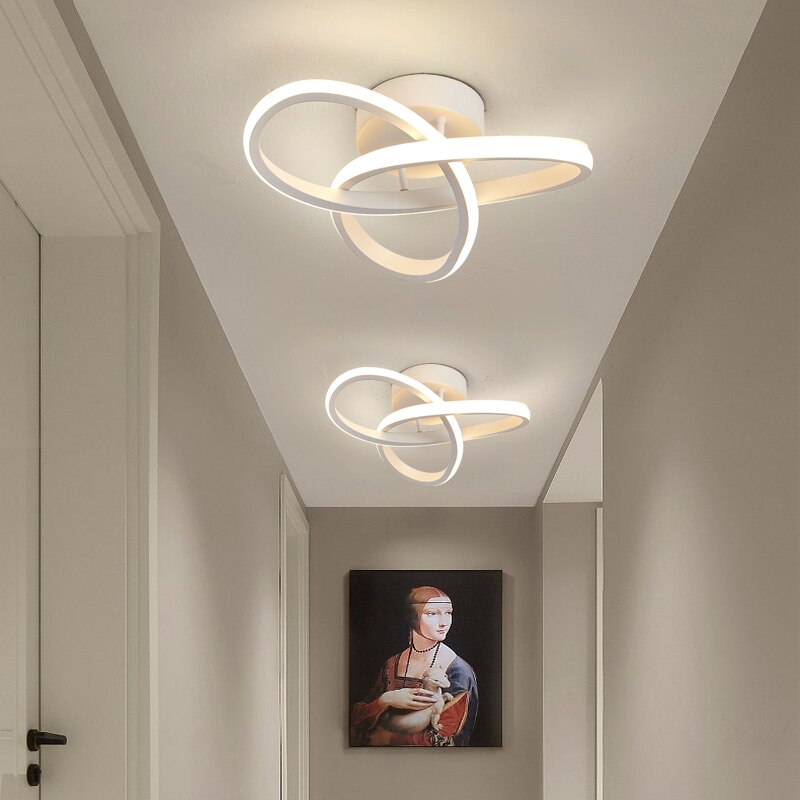 Adjustable LED Ceiling Light with Rotating Arms – Dimmable Modern Flush Mount Fixture for Living Room, Bedroom, Office & Kitchen