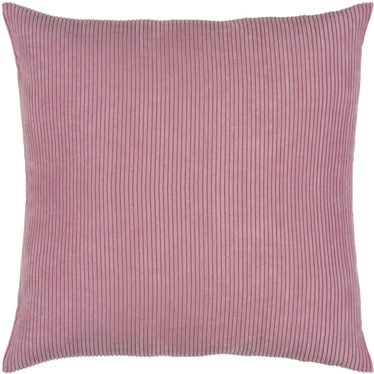 Ribbed Velvet-Look Pillow Cover Square Throw Cushion Case Soft Textured Home Decor for Couch Sofa Bedroom Living Room