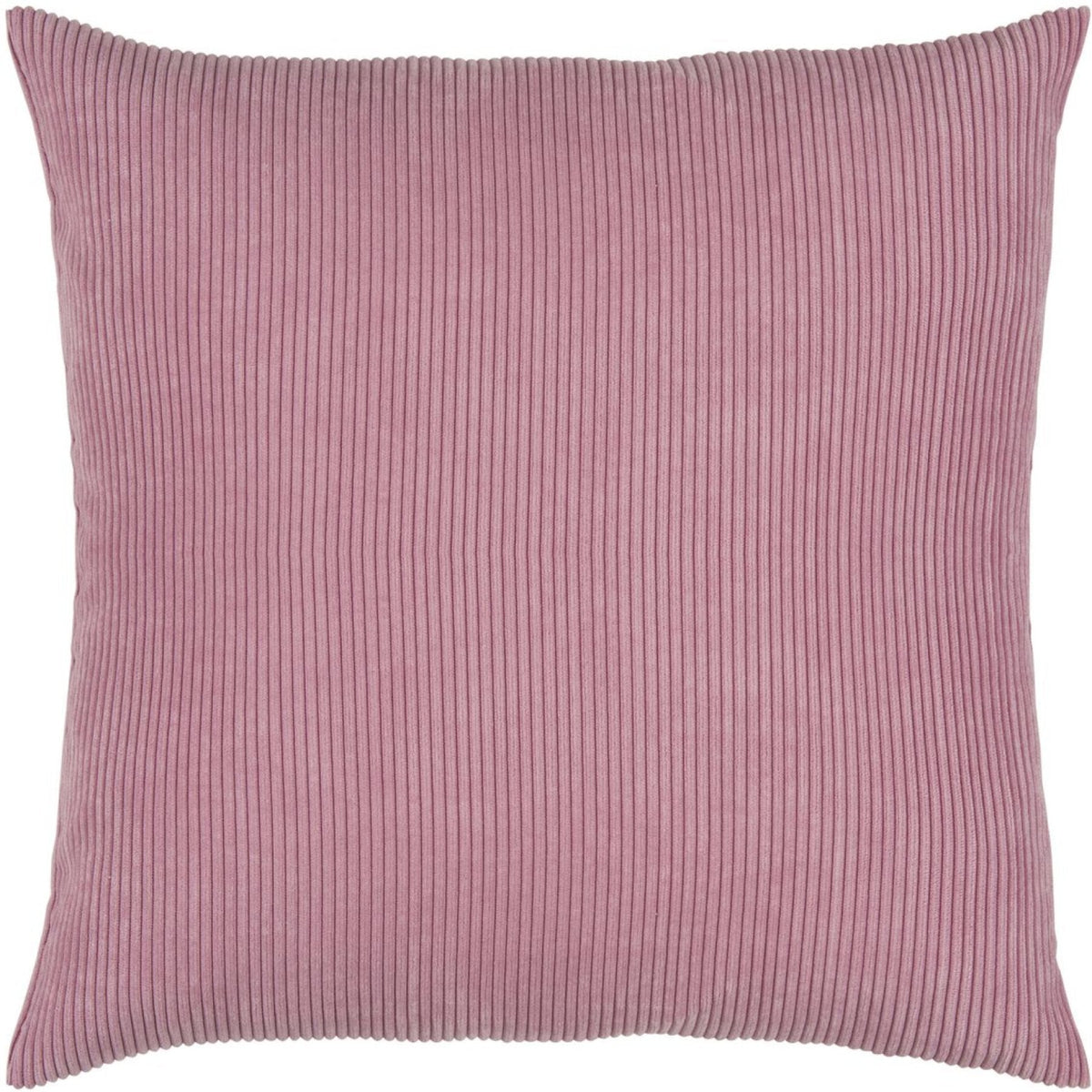 Ribbed Velvet-Look Pillow Cover Square Throw Cushion Case Soft Textured Home Decor for Couch Sofa Bedroom Living Room