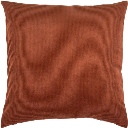 Ribbed Velvet-Look Pillow Cover Square Throw Cushion Case Soft Textured Home Decor for Couch Sofa Bedroom Living Room