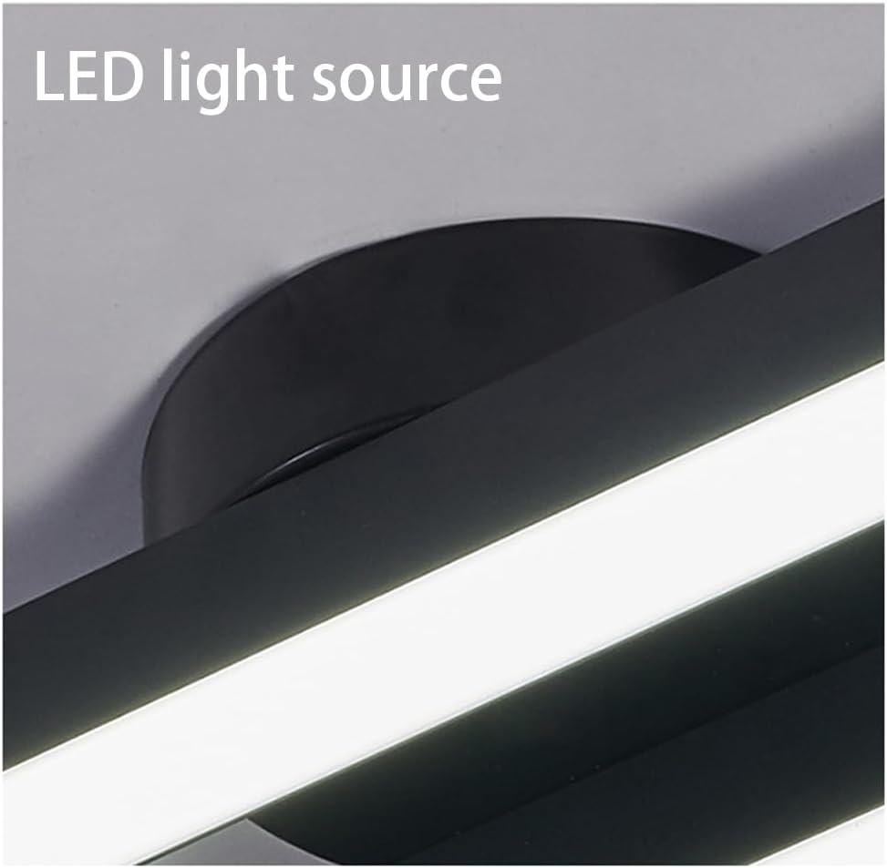 Flush Mount LED Ceiling Light Fixture — Low Profile Round Disc 8.3 in for Bedroom Hallway Entry — Modern Aluminum & Acrylic Surface Mount wi