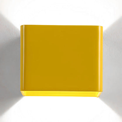 Geometric LED Sconce Aluminum Up Down Accent Light for Hallway Bedroom Living Room Indoor Modern Minimalist Wall Fixture