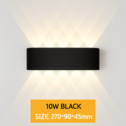 Modern LED Wall Light Up Down Indoor Outdoor Aluminum Sconce Waterproof IP65 for Bedroom Hallway Patio Garden Stairway