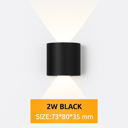 Modern LED Wall Light Up Down Indoor Outdoor Aluminum Sconce Waterproof IP65 for Bedroom Hallway Patio Garden Stairway