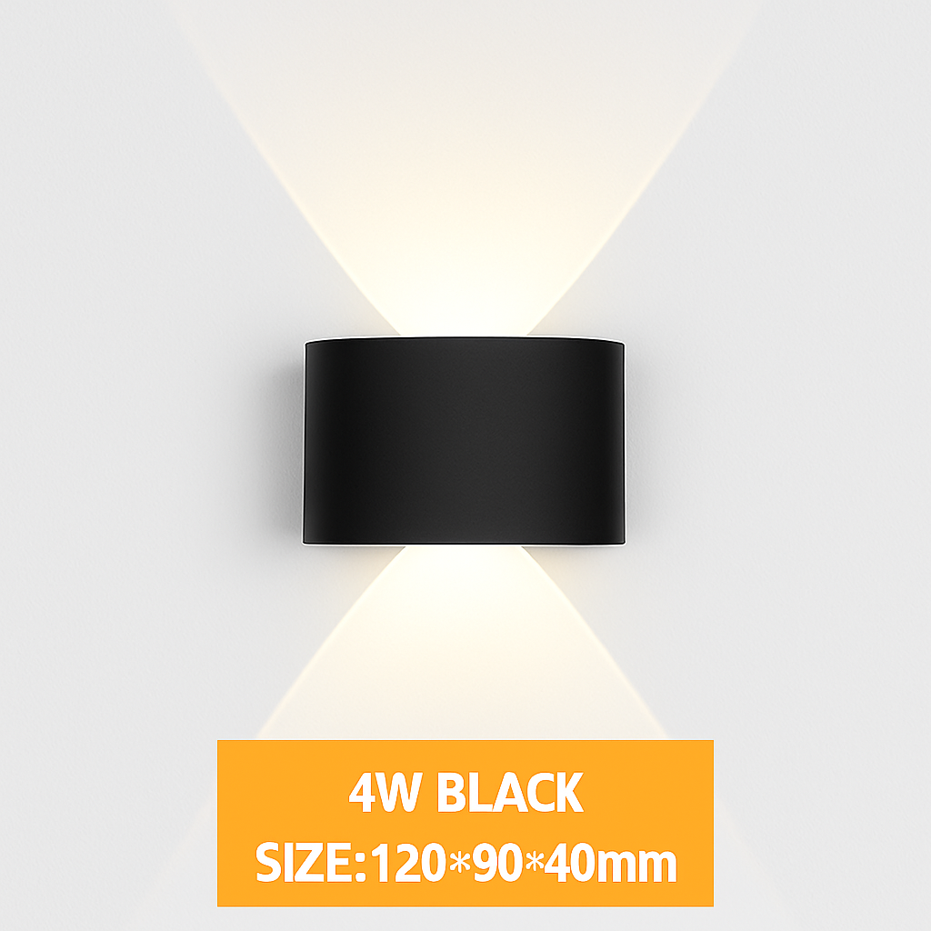 Modern LED Wall Light Up Down Indoor Outdoor Aluminum Sconce Waterproof IP65 for Bedroom Hallway Patio Garden Stairway