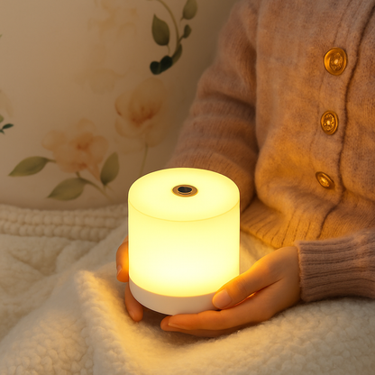 USB Touch-Control Bedside Lamp with 3 Brightness Levels – Portable LED Reading Light for Desk, Nightstand & Dorm Room