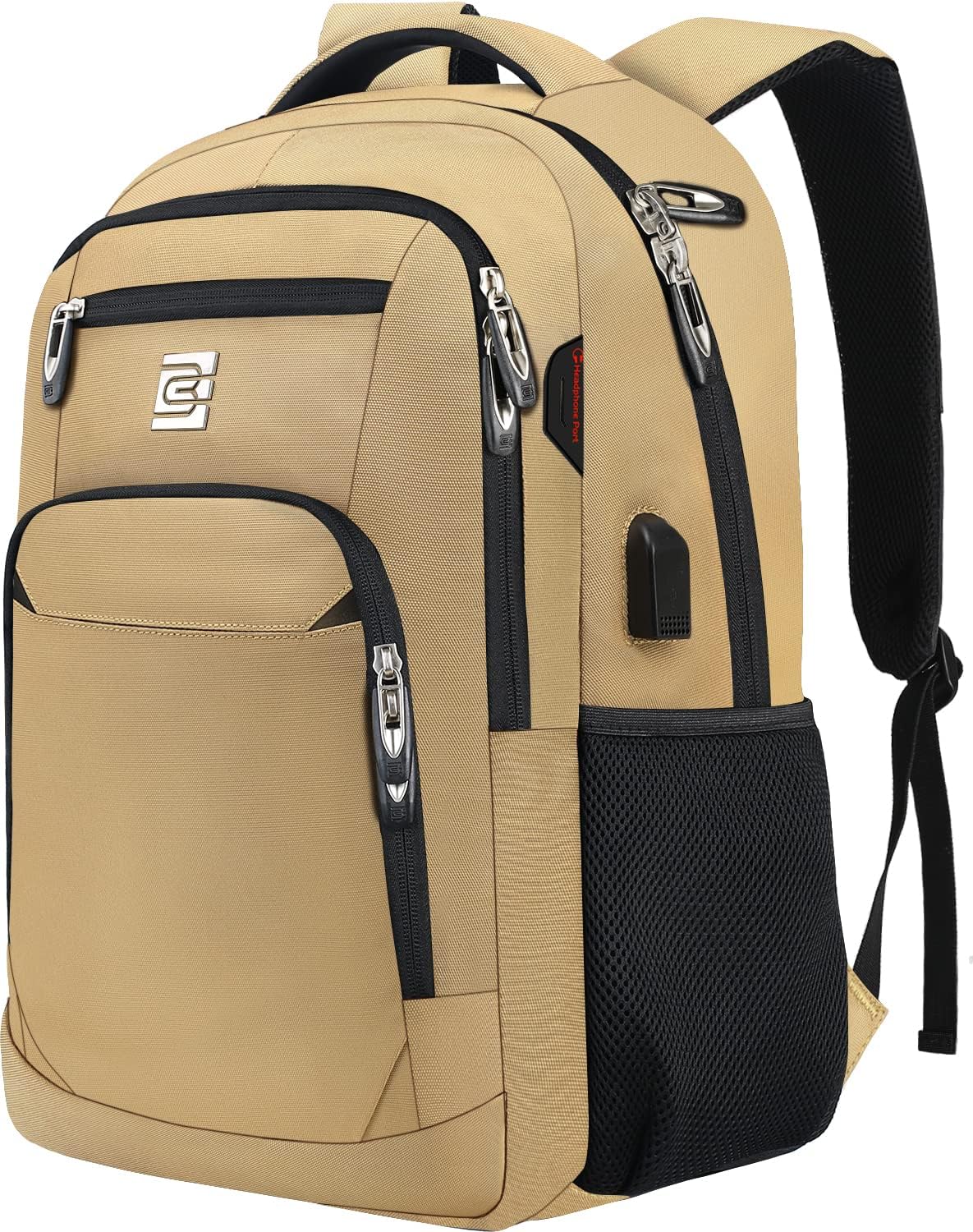 Laptop Backpacks for Men and Women, Anti Theft Backpack with USB Charging Port, Durable Backpack for Travel and Work