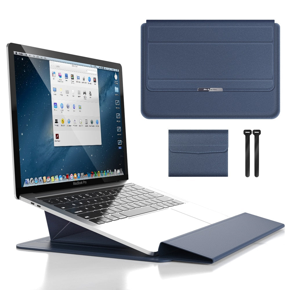 Versatile Laptop Sleeve & Stand Combo for Ultimate Comfort